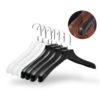 Plastic Hanger Extra Wide Suit Hangers Notched Shoulders & 360° Swivel Hooks
