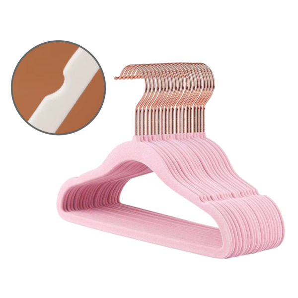 Velvet Baby  Hanger Budak Toddler Kid Hanger Kanak Clothes Hangers Hangers with Swivel Hook Notched Shoulder