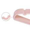 Premium Non-slip Plastic Hangers Pink Love Shape Wardrobe Storage Pink Hanger Love Hanger Ribbon Hanger