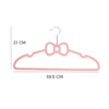 Premium Non-slip Plastic Hangers Pink Love Shape Wardrobe Storage Pink Hanger Love Hanger Ribbon Hanger