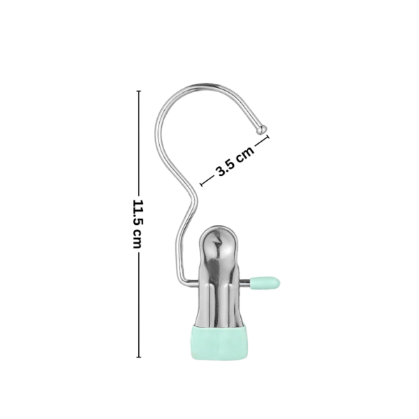 Multifunctional Single Hook Clip With Hook Clip for Pants and skirts, drying clip, hook clip, hat storage clip