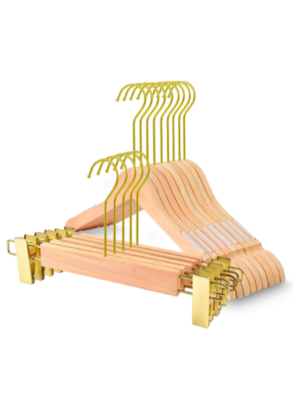 7 Anti-slip Wooden Hanger