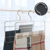 Strong Stainless Steel 5 layer Hanger Trouser Rack Storage Pant Hanger Tudung Hanger Layered Hanger Penyangkut Tudung