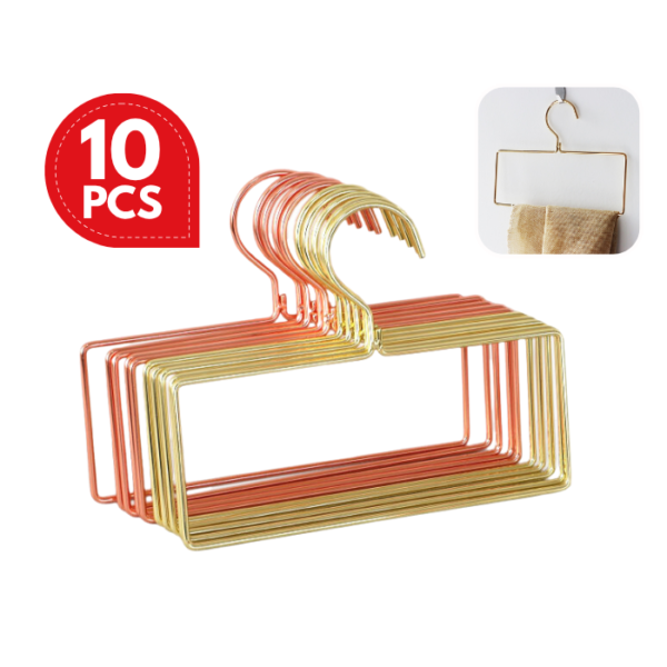 Durable Nordic Square Metal Home Clothes Scarf Towel Underwear Tie Rack Trouser Rack Hanger