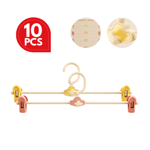 Multifunctional Home Baby Pant Hanger Underwear Hanger Clip Hanger Rack Storage Rack Seamless Non-slip Clothes Hanger