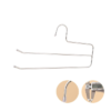 Thick 5mm Ultra Strong Stainless Steel Multi-Layer Trouser Rack – Non-Slip Space Saving Pants Hanger [High Quality]