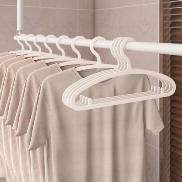 Ultra-thin Non-marking Seamless Hanger with Extra Hook for Pants and Clothes Hanger