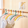 6 Clip Clothes Stackable Hanger Underwear Socks Drying Hanger Drying Rack Windproof Lock Hook Penyangkut Stoking