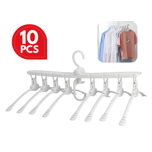 Hanger Drying Clothes Rak Racks Travel Portable Laundry Foldable Adjustable Magic Hanger