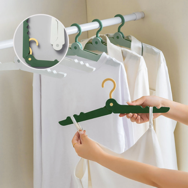 Folding Clothes Hanger for Home dormitory, Portable Travel Clothes, Outdoor Business Trip, Underwear and Socks Storage
