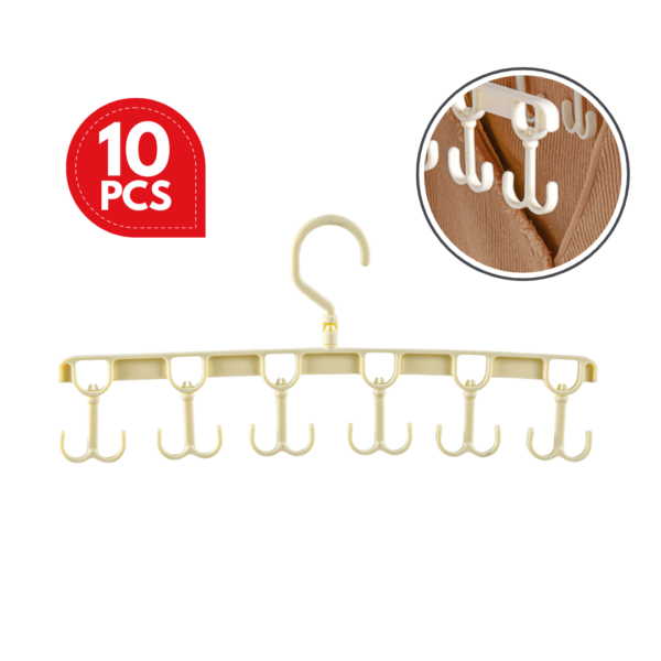 Multifunctional Movable Hanging Suspender Hanger One Hook Multiple Hanging Claw Bra Underwear Hanger