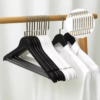 Flat Hook Non-slip  Schima Superba Boutique Solid Clothes Wooden Hanger