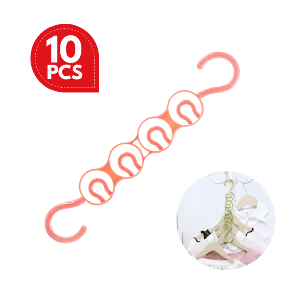 Multifunction Space Saving Four-Hole Hanger Storage Magic Hanger Wardrobe Clothes Organizer