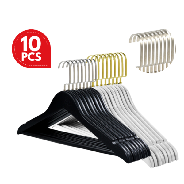 Flat Hook Non-slip  Schima Superba Boutique Solid Clothes Wooden Hanger