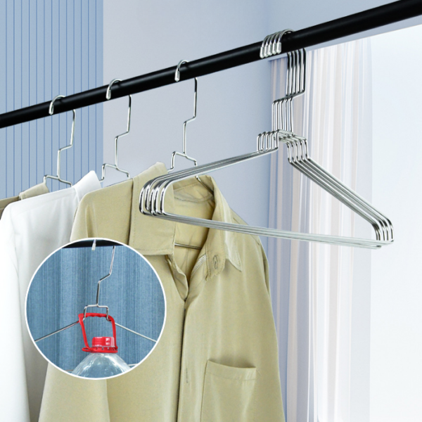 Heavy Duty Golden Stainless Steel Cloth Hanger Clothes Hanger Drying Hanger Metal space-saving clothing hangers