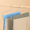 Thick 5mm Ultra Strong Stainless Steel Multi-Layer Trouser Rack – Non-Slip Space Saving Pants Hanger [High Quality]