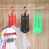 High Quality 21 Slots Foldable Rotatable Multipurpose Magic Clothes Hanger Wardrobe Organizer