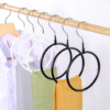 Non-slip Steel Multifunctional Tie Rings Holder Organizer for Neckties Shawls Scarves Pashminas Stainless Steel Rust-fre
