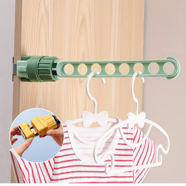 Portable Travel Hanger Rotary Clip-on Hanger
