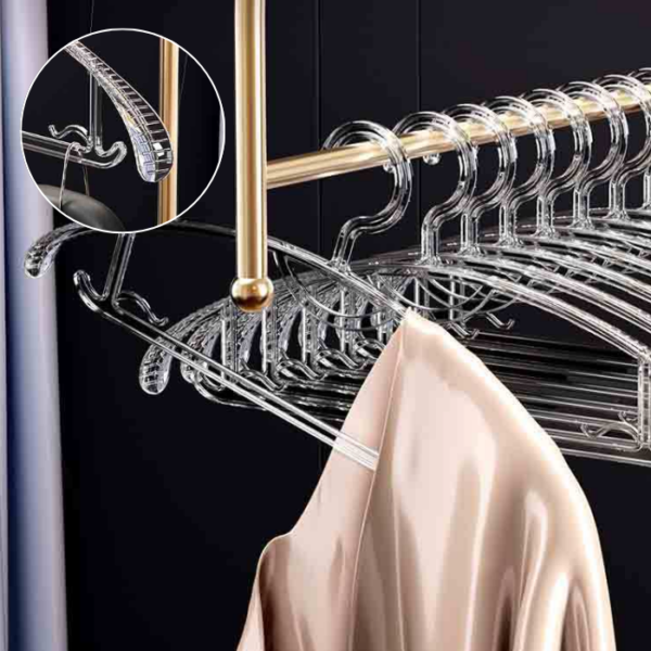 Wide shoulder Transparent Hanger