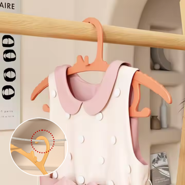 Strackable & Durable Kid Hanger Baby Hanger Kid Hanger Budak Kanak-Kanak Hanger Anti-slip Hanger