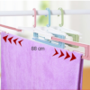 Foldable Multi-purpose Plastic Clothes Hanger Towel Hanger Home Bed Sheets and Blanket Expandable