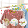 8 Shape Hanger Round 360 Rotation Multipurpose Out Door Hanger Rotating three-dimensional plastic non-slip hanger