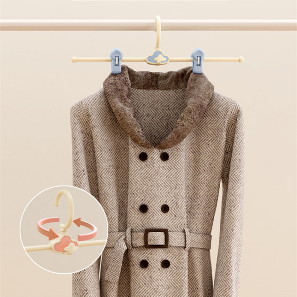 Multifunctional Home Baby Pant Hanger Underwear Hanger Clip Hanger Rack Storage Rack Seamless Non-slip Clothes Hanger