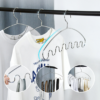 Stainless Steel Hanger Solid Bold Hanger Tie Scarf Storage Rack Multifunctional