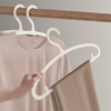Ultra-thin Non-marking Seamless Hanger with Extra Hook for Pants and Clothes Hanger