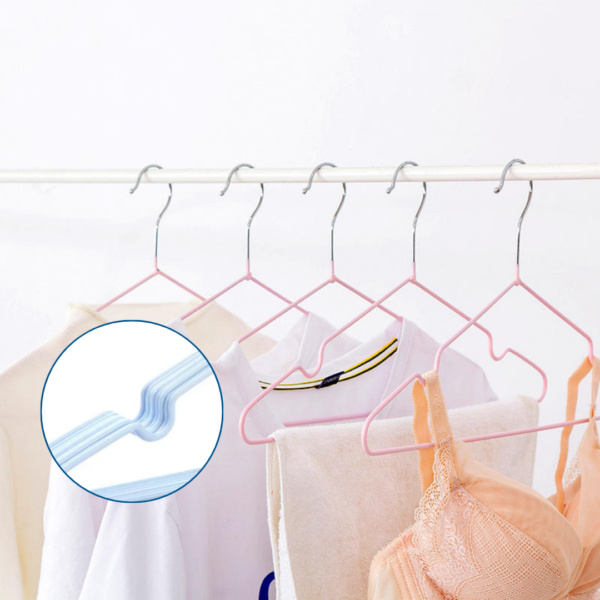 10 PCS Hangers Premium Stainless Steel Anti Slip Hanger Baju [Ready Stock] High Quality Penyangkut Tudung