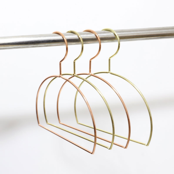 Rust-free Durable Semi-Square Metal Home Clothes Scarf Towel Underwear Tie Rack Trouser Rack Hanger