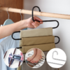 Wardrobe - Multifunctional S-shaped Magic Wrought Steel Pant Hanger Multi-Layer