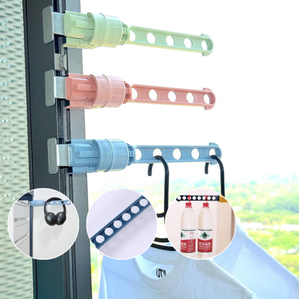 Portable Travel Hanger Rotary Clip-on Hanger
