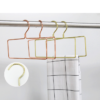 Durable Nordic Square Metal Home Clothes Scarf Towel Underwear Tie Rack Trouser Rack Hanger