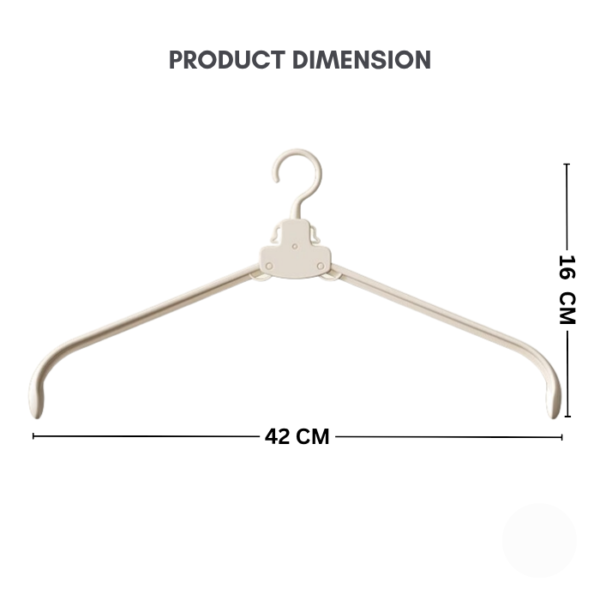 Multi-functional Traceless Home Folding Clothes Hanger Portable Travel Drying Folding Seamless Hanger