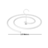 Laundry Hanger Spiral Round Drying Penyangkut Hangar Penyidai Tuala Spiral Quilt Blanket hanger