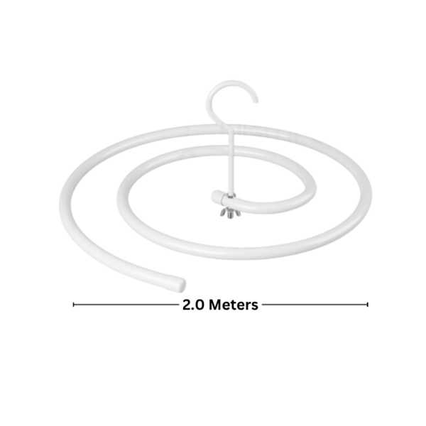 Laundry Hanger Spiral Round Drying Penyangkut Hangar Penyidai Tuala Spiral Quilt Blanket hanger