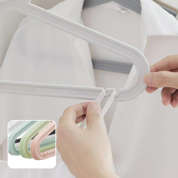 Premium Kids Hanger No Trace Nordic Color plastic clothes Hanger Baju Ikea Style [Ready Stock] Kids Hanger Budak