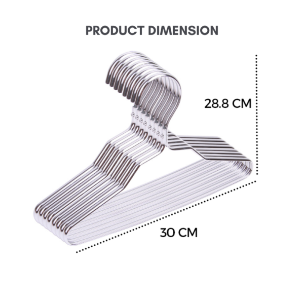 Aluminum Alloy Baby Clothes Hangers Heavy Duty Non-Slip Space Saving Kid Hanger