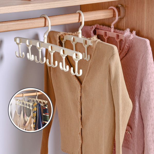 Multifunctional Movable Hanging Suspender Hanger One Hook Multiple Hanging Claw Bra Underwear Hanger