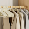 Seamless Anti-slip Durable Hanger Wardrobe Space Saver with Notch Shoulder Pad Durable