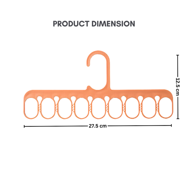 9 Holes Clothe Hanger