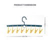 8 Clip Clothes Stackable Hanger Underwear Socks Drying Hanger Drying Rack