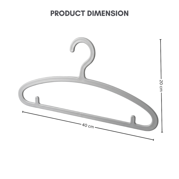 Ultra-thin Non-marking Seamless Hanger with Extra Hook for Pants and Clothes Hanger