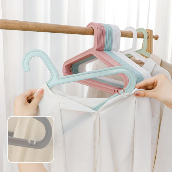 Premium Kids Hanger No Trace Nordic Color plastic clothes Hanger Baju Ikea Style [Ready Stock] Kids Hanger Budak