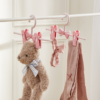 Children'Non-slip Hanger Trouser Clip Adjustable Seamless Trouser Rack Household Hanger Kid Hanger Pant Hanger