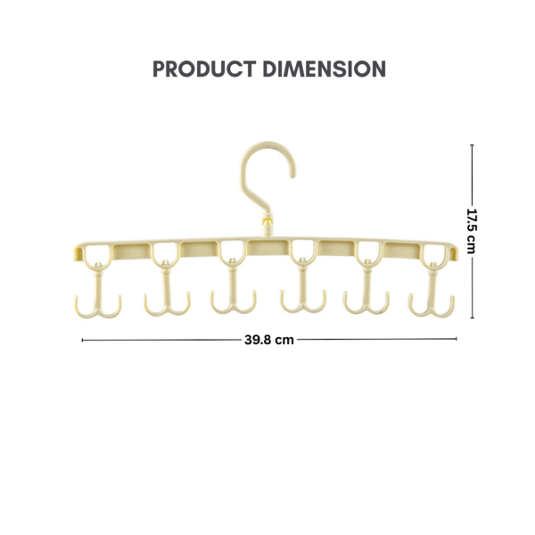 Multifunctional Movable Hanging Suspender Hanger One Hook Multiple Hanging Claw Bra Underwear Hanger