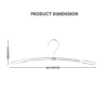 Heavy Duty Stackable Stainless Steel Shirt 8 Shape Hanger Drying hanger Out Door Anti Corrosion SS304 Space Saver