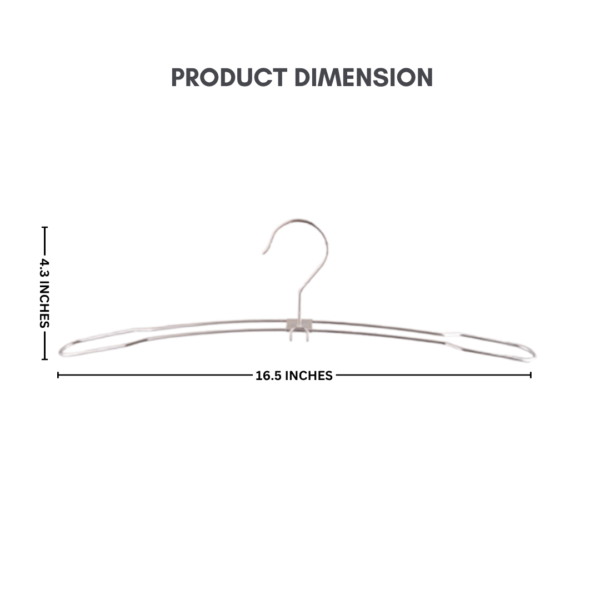 Heavy Duty Stackable Stainless Steel Shirt 8 Shape Hanger Drying hanger Out Door Anti Corrosion SS304 Space Saver